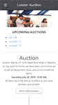 Mobile Screenshot of lussierauction.com